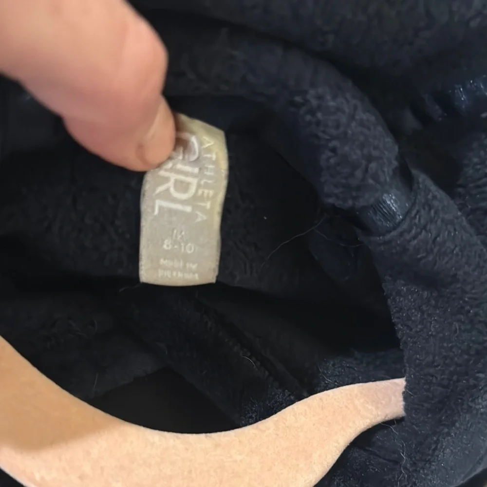 Athleta Blue Hooded Sweatshirt with Soft Fleece - Picture 4 of 4
